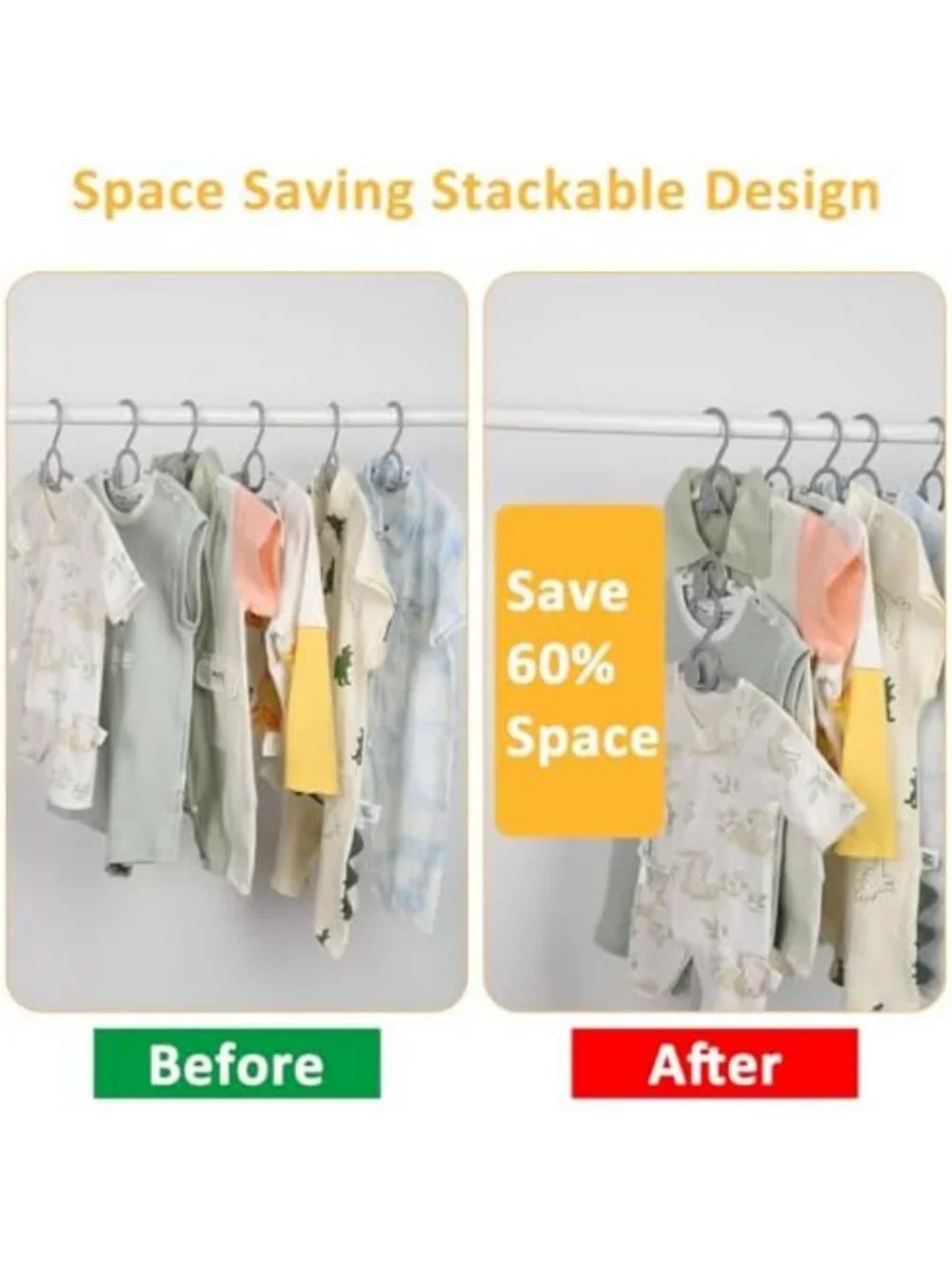 100 Pack Adjustable Baby Hangers for Kids 11